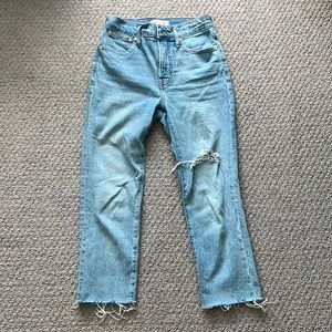 MADEWELL THE PERFECT VINTAGE JEAN - SIZE 25P - GENTLY WORN IN